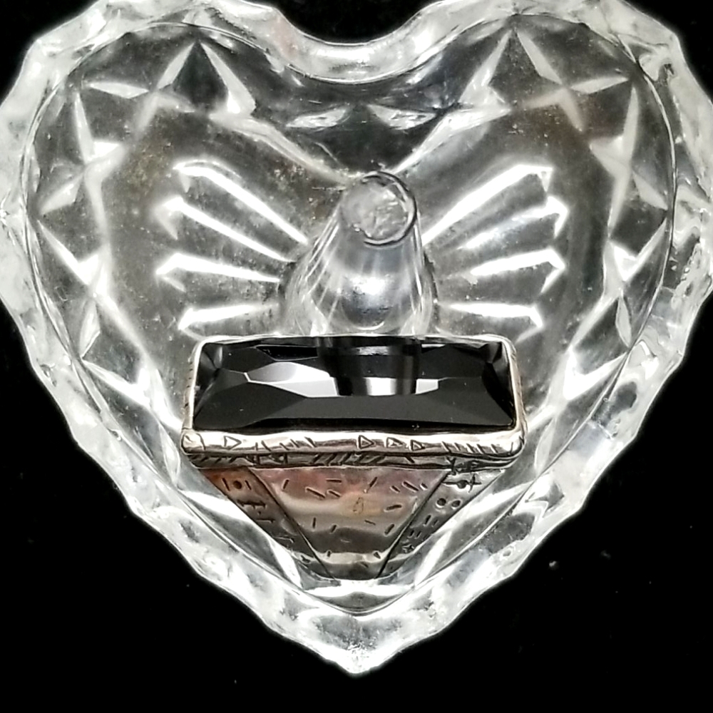 Silpada Black Onyx ring , retired
